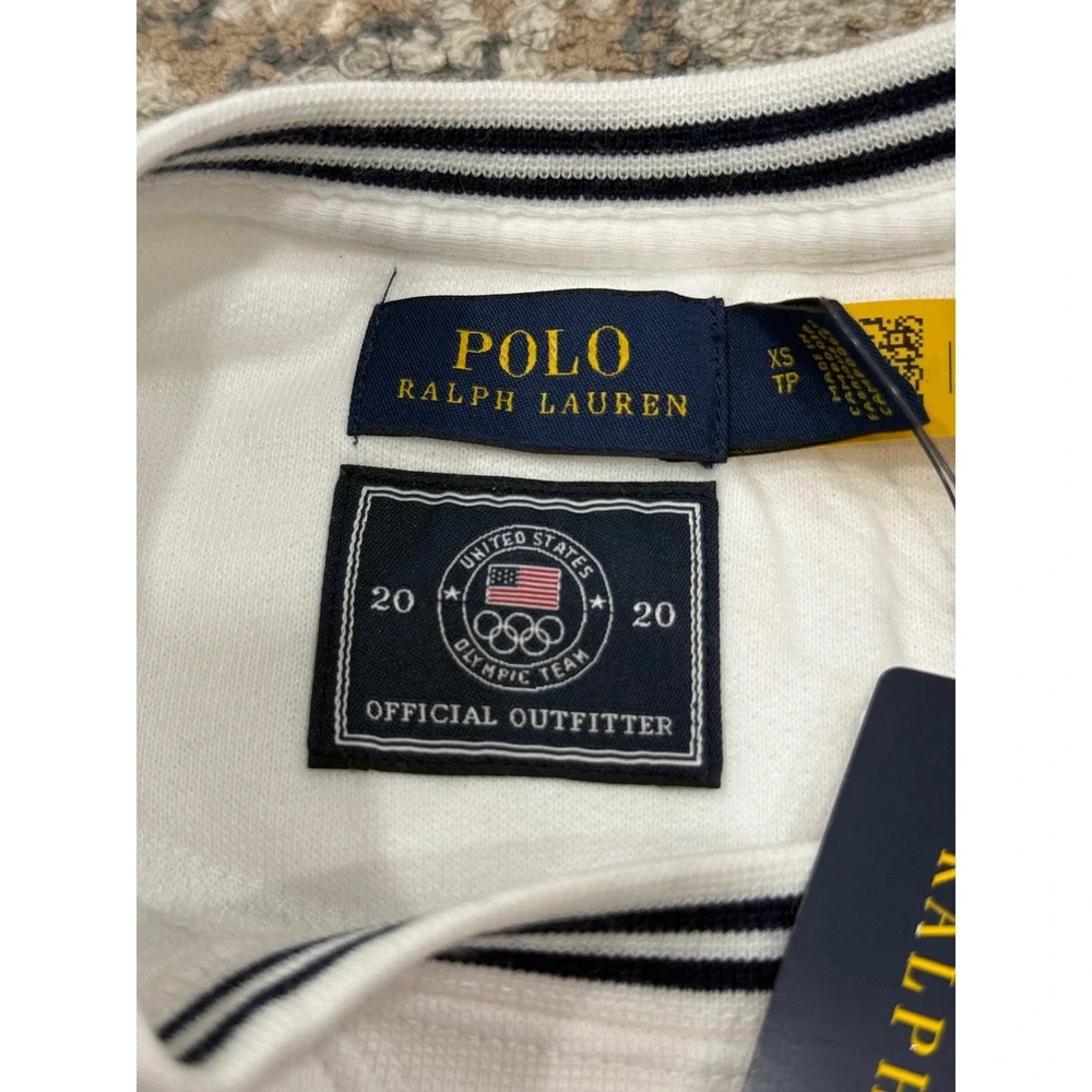 Polo‎ Ralph Lauren Team USA 2020 Olympic Games White Sweatshirt XS NWT